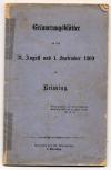 Erinnerungsblätter an den 31. August und 1. September 1869 in Reissing.