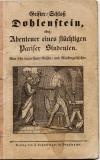 Geister-Schloß Dohlenstein, oder: Abenteuer eines flüchtigen Pariser Studenten.