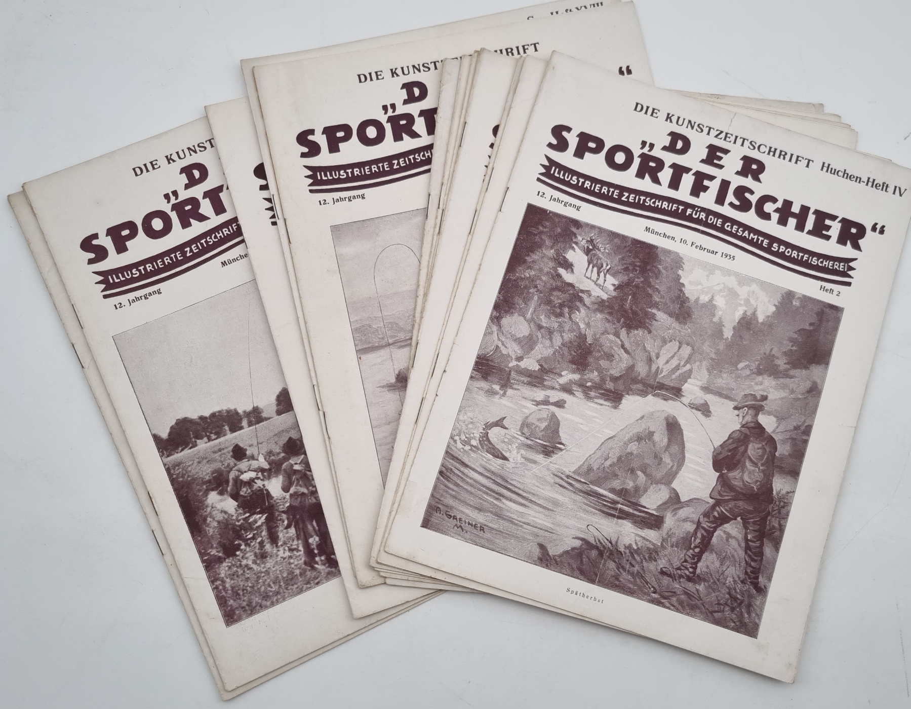Die Kunstzeitschrift "Der Sportfischer". Illustrierte Zeitschrift für die gesamt