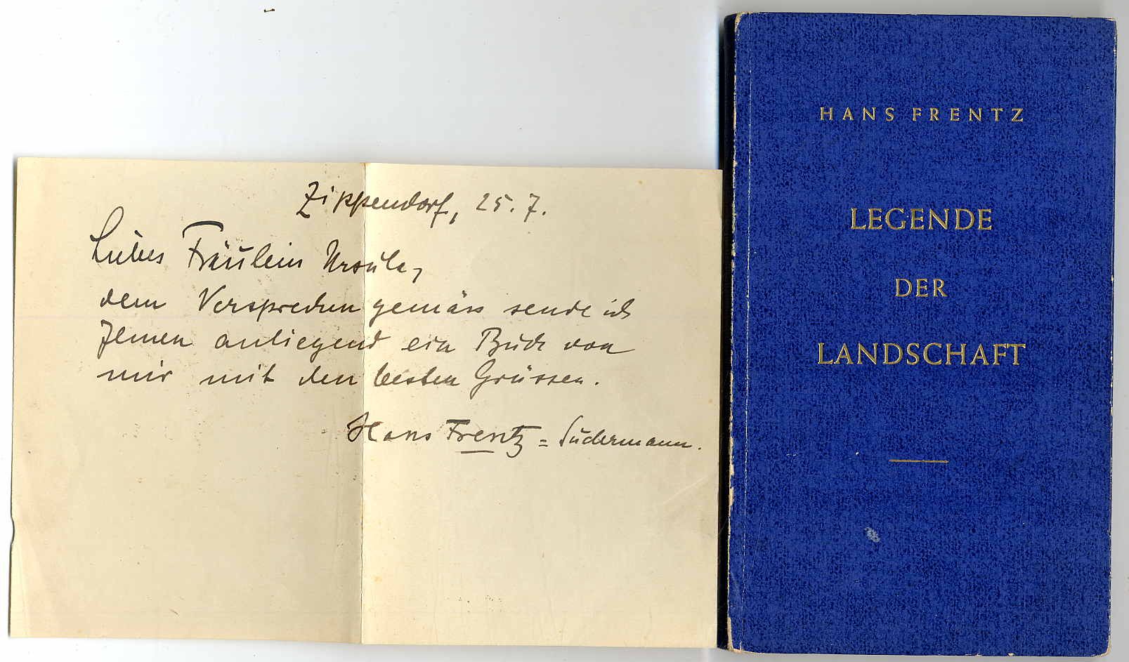 Frentz, Legende der Landschaft.