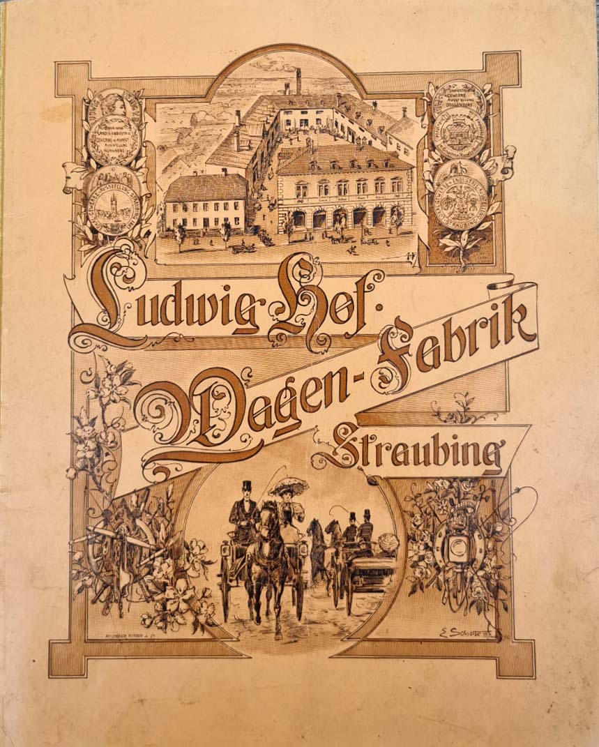 Hof, Ludwig Hof, Wagen-Fabrik Straubing.