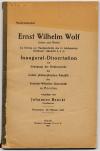 Brockt, Ernst Wilhelm Wolf (Leben und Werke). Ein Beitrag zur Musikgeschichte de