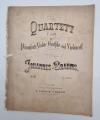 Brahms, Konvolut Noten. 1) Quartett C moll für das Pianoforte, Violine, Bratsche